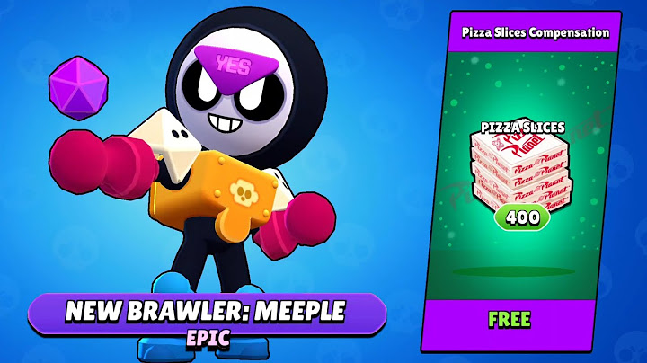 NEW BRAWLER Meeple - FREE Pizza Slices - Brawl Stars - BASKET BRAWL & SPECIAL DELIVERY