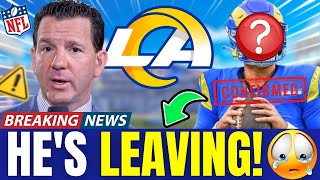 🚨SHOCKING NEWS! RAMS STAR ASKED TO LEAVE! CAUGHT EVERYONE BY SURPRISE! TODAY'S RAMS NEWS!