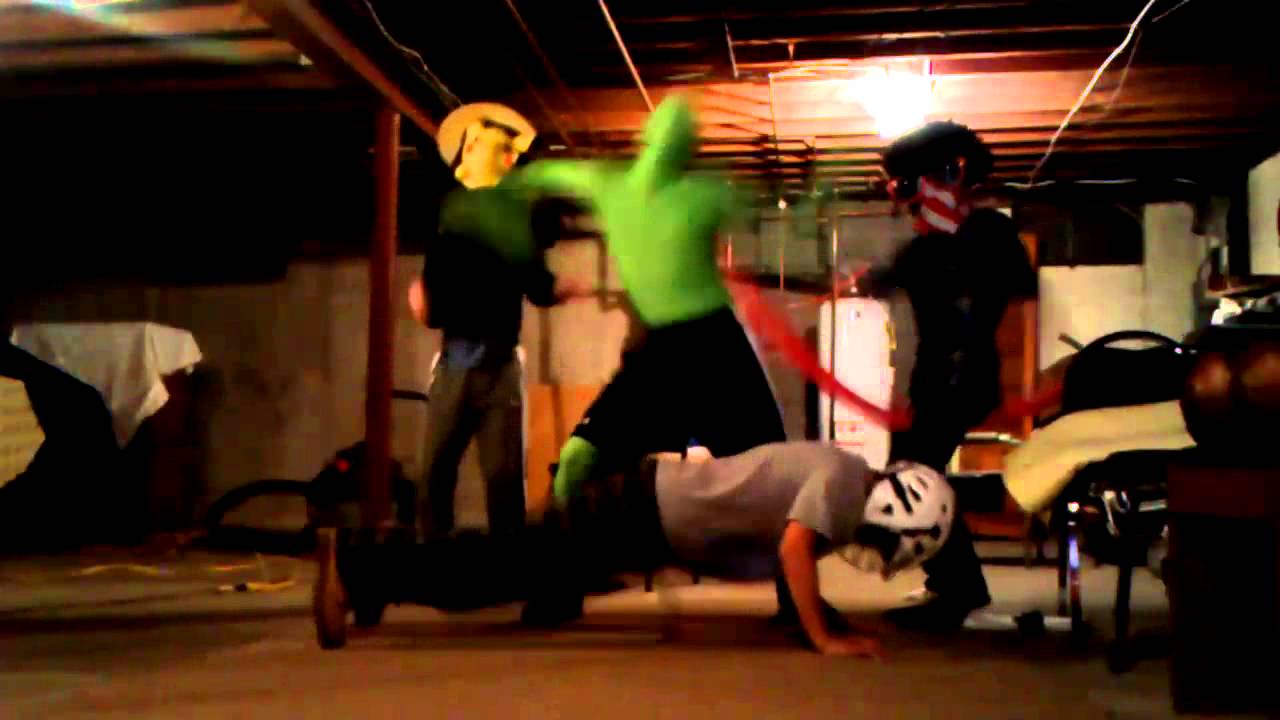 Harlem Shake with green man