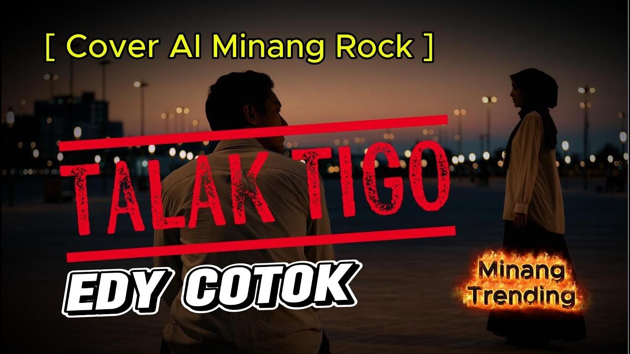 TALAK TIGO - EDY COTOK [] [Cover AI Minang Rock] - YouTube