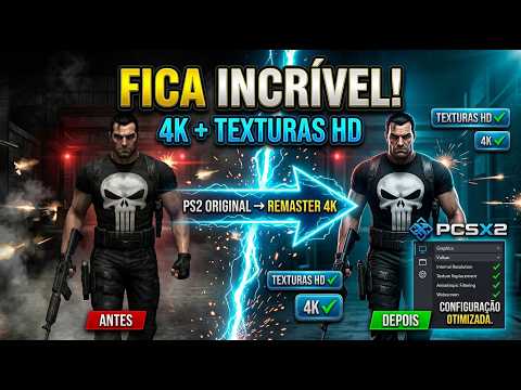 The Punisher FAN-MADE REMASTER! 4K + HD TEXTURES on PCSX2