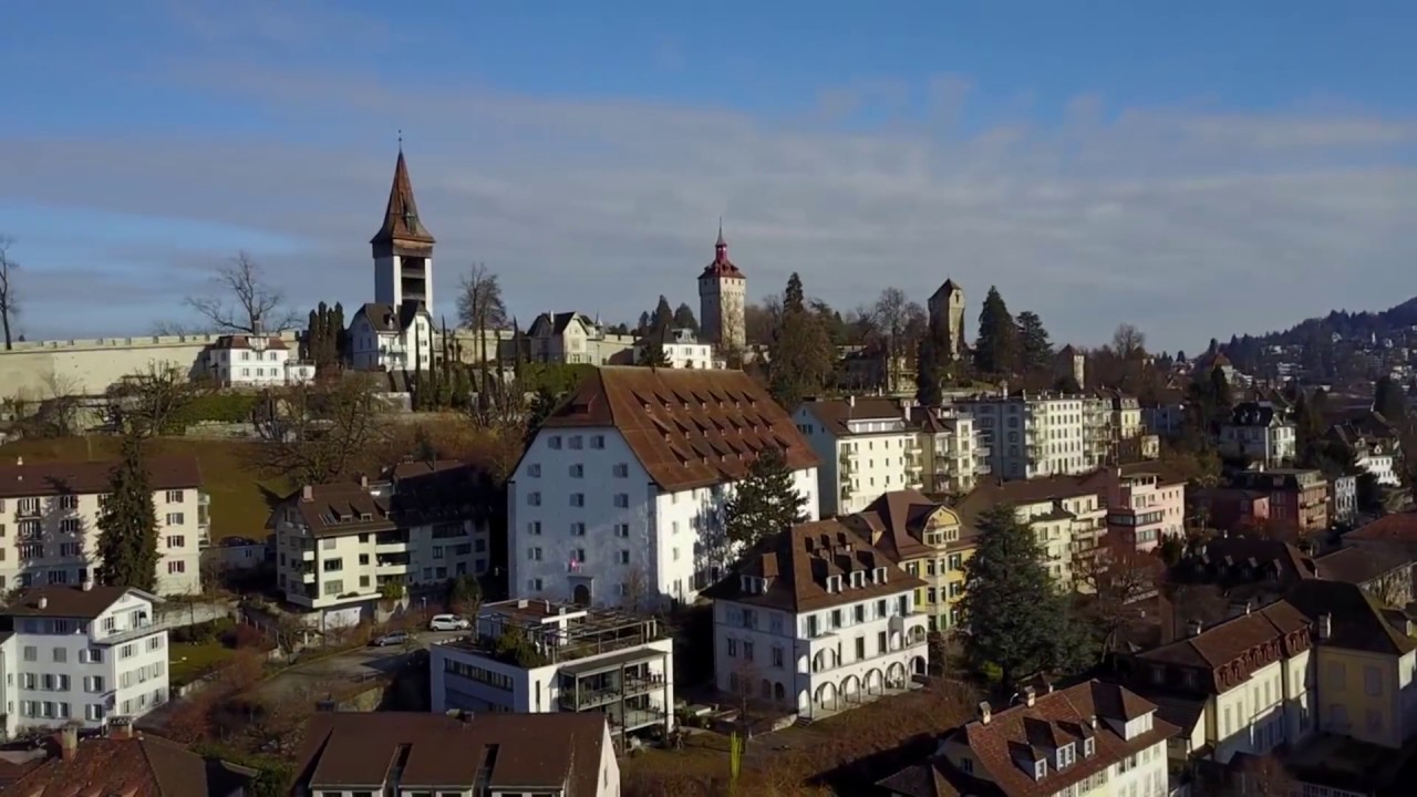 Luzerner Altstadt von Oben