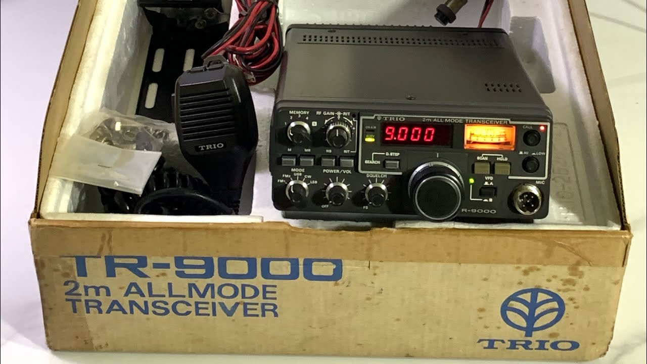 💫Trio TR-9000 VHF 20W Complete Box Open💫 - YouTube
