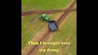 Digging a Swale With a Box Blade #tractor #farmlife #farmlife #ponds #farmpond