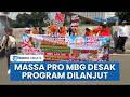 Bawa Poster Prabowo, Emak-emak Unjuk Rasa Minta Program MBG Dilanjutkan!
