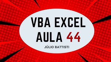 VBA Excel - Curso Grátis de Excel VBA Para Iniciantes - Aula 044 - Módulos Procedures Funções - P3
