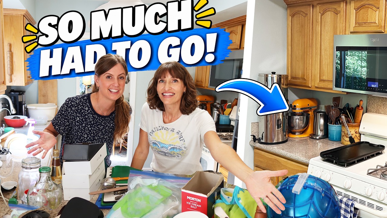 Total Kitchen DECLUTTER and ORGANIZATION!