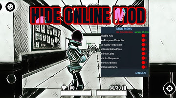 HIDE ONLINE FUNNY HACK(MOD MENU )⚠️UNLOCK ALL