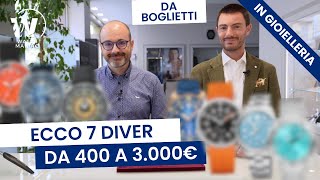 Da Boglietti alla scoperta di 7 diver da 400€ a 2.800€