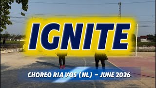 IGNITE - Line Dance // Choreo Ria Vos (NL) - June 2026 // S2 Harmony LD