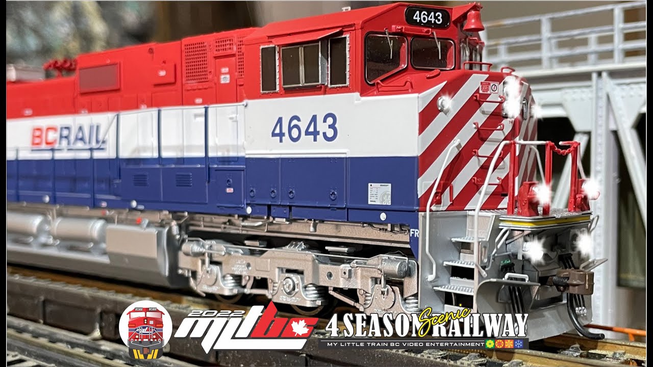 BCRAIL “ The Real Canadian Train “ HO SCALE G2 DASH 9-44CWL by GENESIS