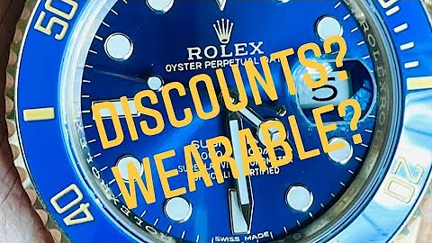Rolex Gold Submariner: can you get a discount? Can you really wear it? Rolex Submariner gold.