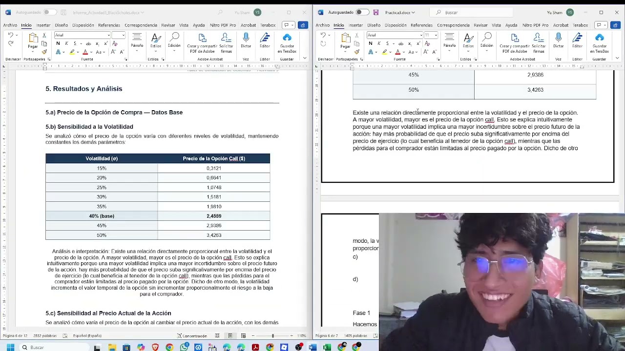 Modelo de Black Scholes en Excel y Java  Simulación de Sistemas