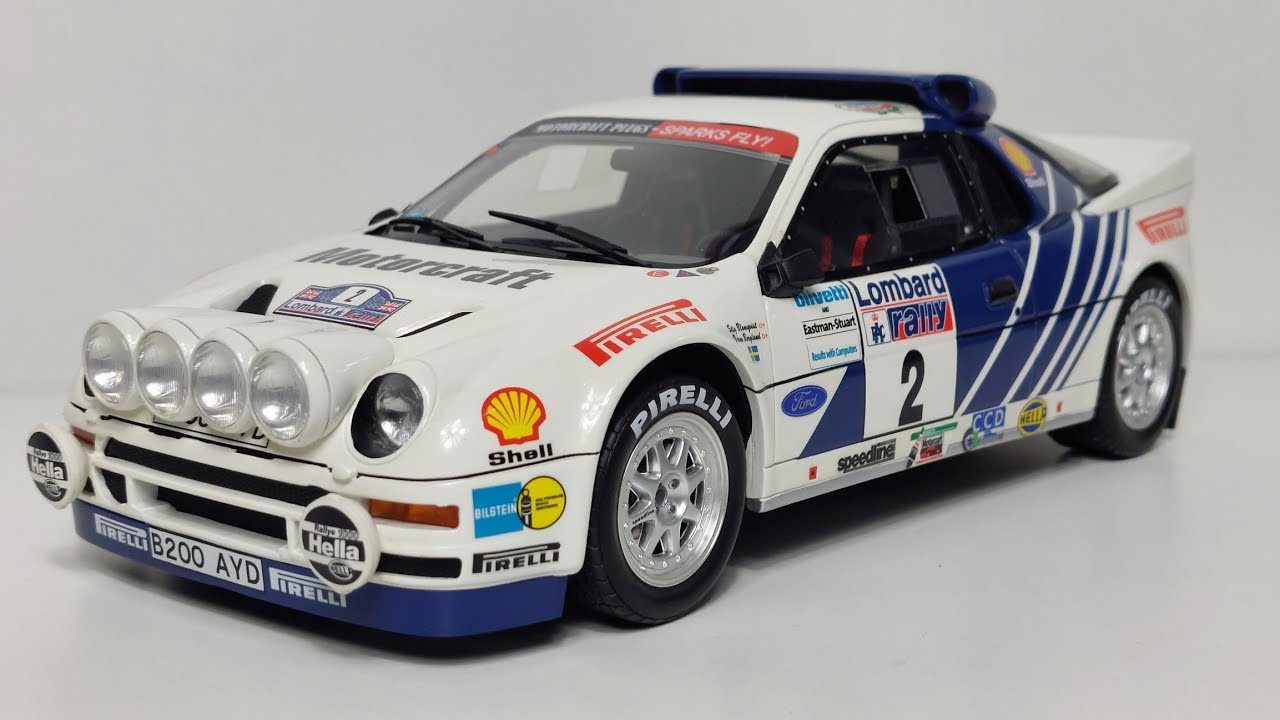 Ford RS200 Lombard RAC Rally 1986 S.Blomqvist-B.Berglund OTTO 1:18