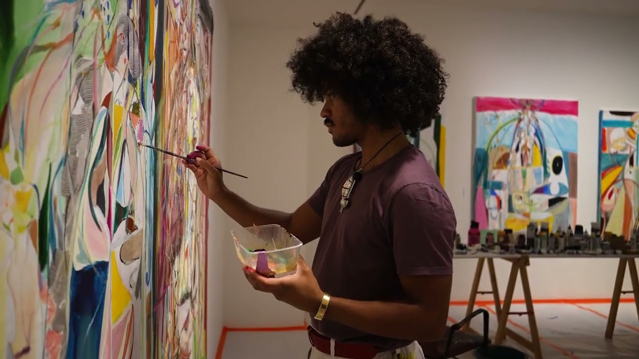 Samuel de Saboia in Residency at MARUANI MERCIER