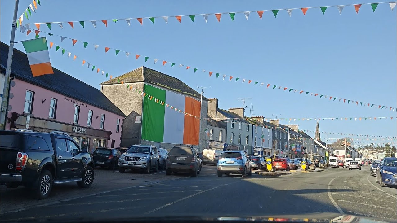 Driving through Moate Co.Westmeath, Ireland 🇮🇪 03/March/2026