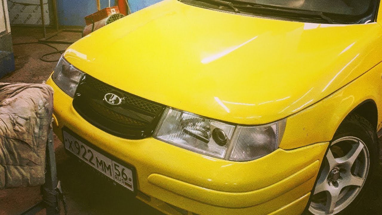 Двенашка КУПЕ с новой РЕШЁТКОЙ | Четырка(ваз 2114) на шеснаре! - YouTube