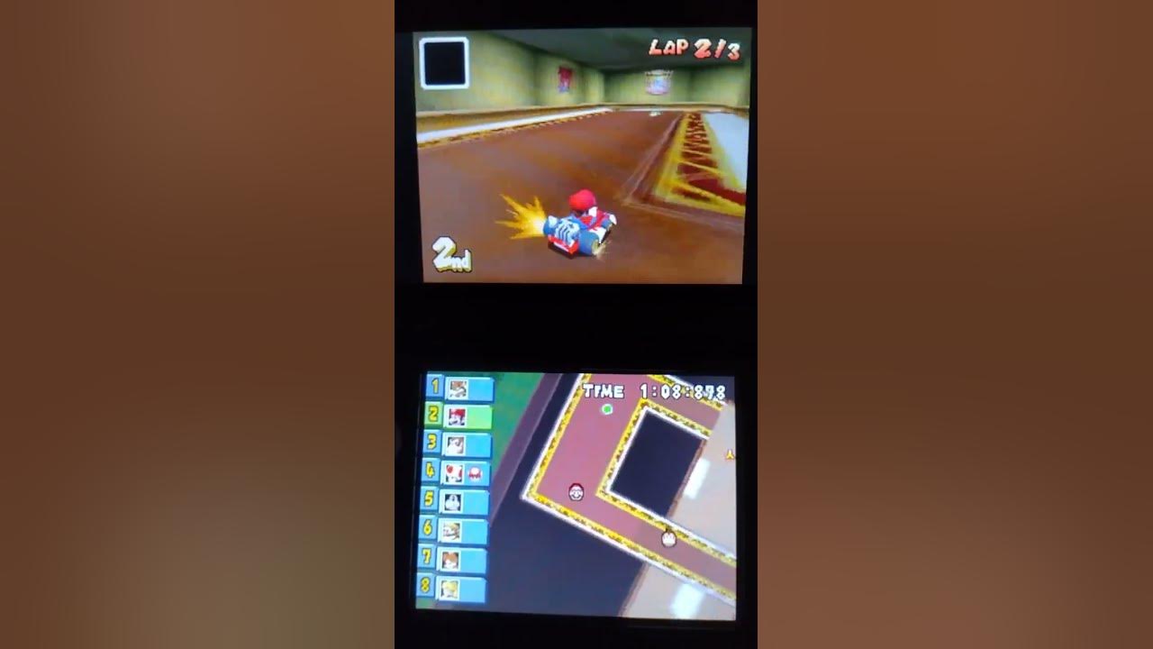 Mario Kart DS Drifting at Luigi's Mansion on Nintendo 3DS #short