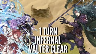 1 Turn Infernal Valter Clear - Fire Emblem: Heroes