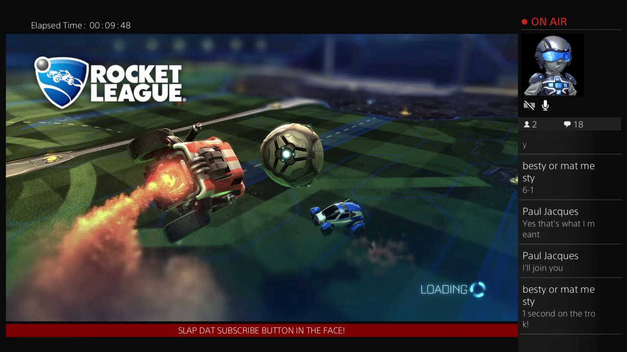 Theepicplayer23's Live PS4 Broadcast rocket leauge BE ON YOUTUBE TELL ME USER NAME ILL ADD U