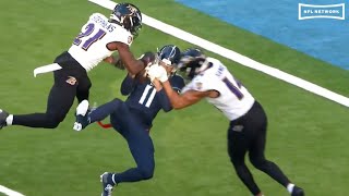 Celebrity Kyle Hamilton EJECTED After HUGE Hit on Chris Moore 😳 Ravens vs Titans 2023 Highlights Wealth