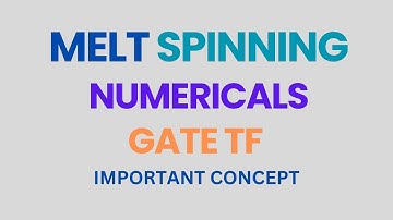 Melt Spinning Numerical | GATE Textile TF