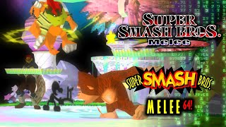 Super Smash Bros. Melee: Melee 64 Gameplay!