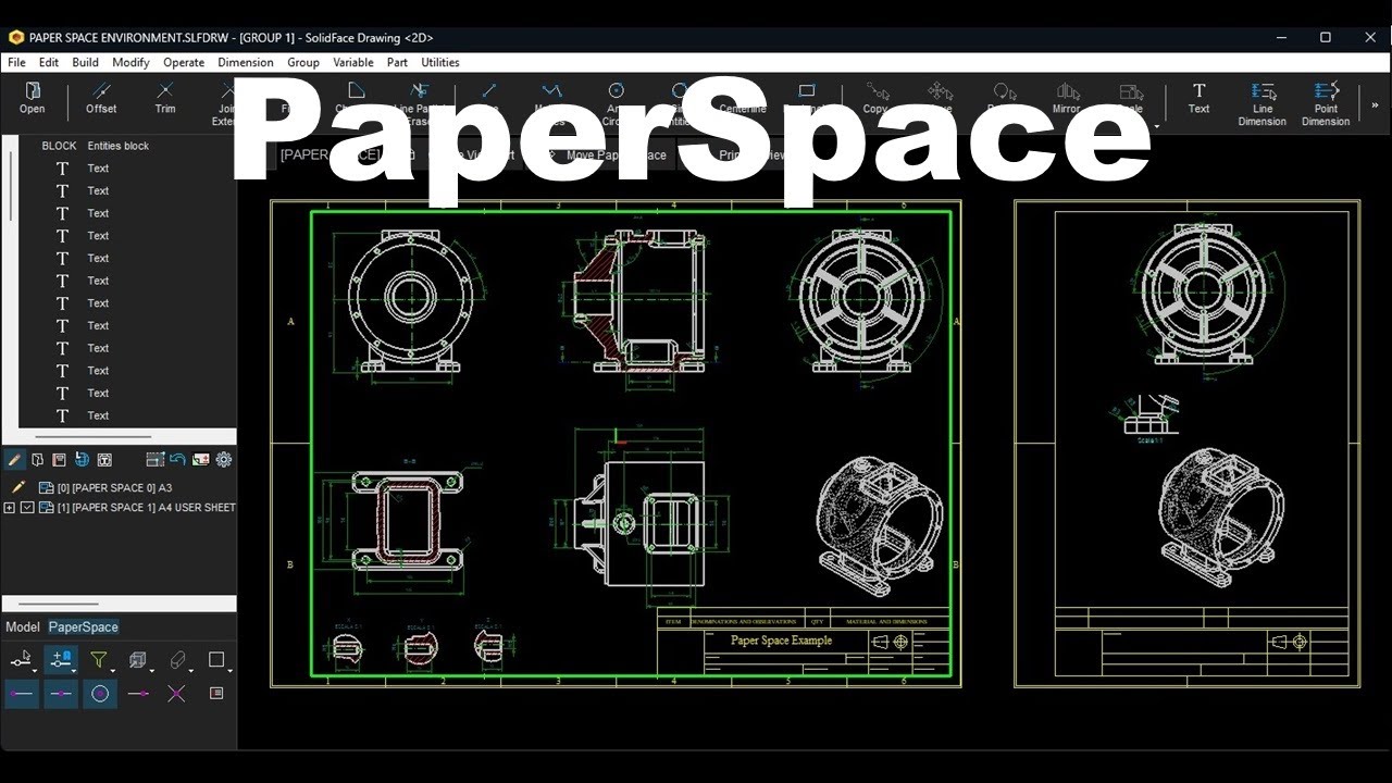 Drawing - Paper Space