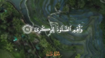 سورة طه | آيه (13 - 16)، القارئ شريف مصطفى.