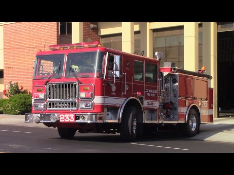 LAFD Light Force 33 Responding