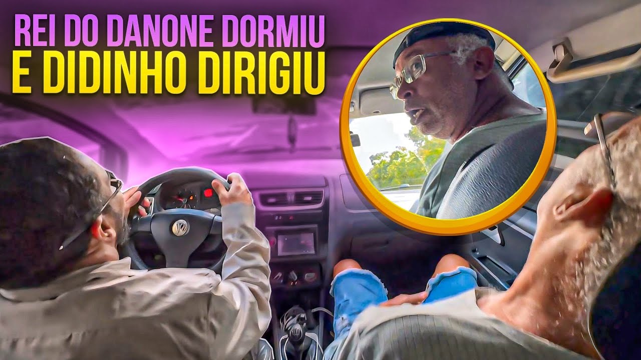 REI DO DANONE DORMIU E DIDINHO PEGOU O CARRO PRA DIRIGIR | REI DO DANONE