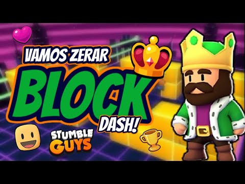 STUMBLE GUYS AO VIVO 💛 X-COR + SALINHAS NO BLOCK DASH