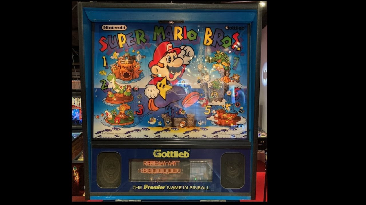【ピンボール】Super Mario Bros. Gottlieb 1992 [pinball] YouTube