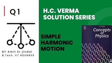 H C VERMA SOLUTIONS|| SIMPLE HARMONIC MOTION (SHM) || Q 1 ||EXERCISE ||PHYSICS|| IIT JEE||NEET|| hcv