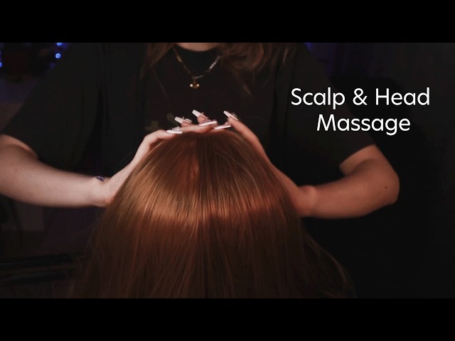 ASMR Scalp & Head Massage + Hair Play (No Talking)