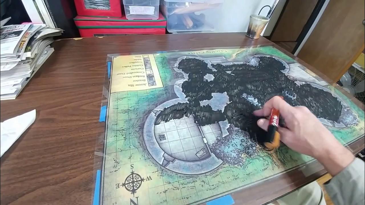 D&D tabletop maps fog of war YouTube