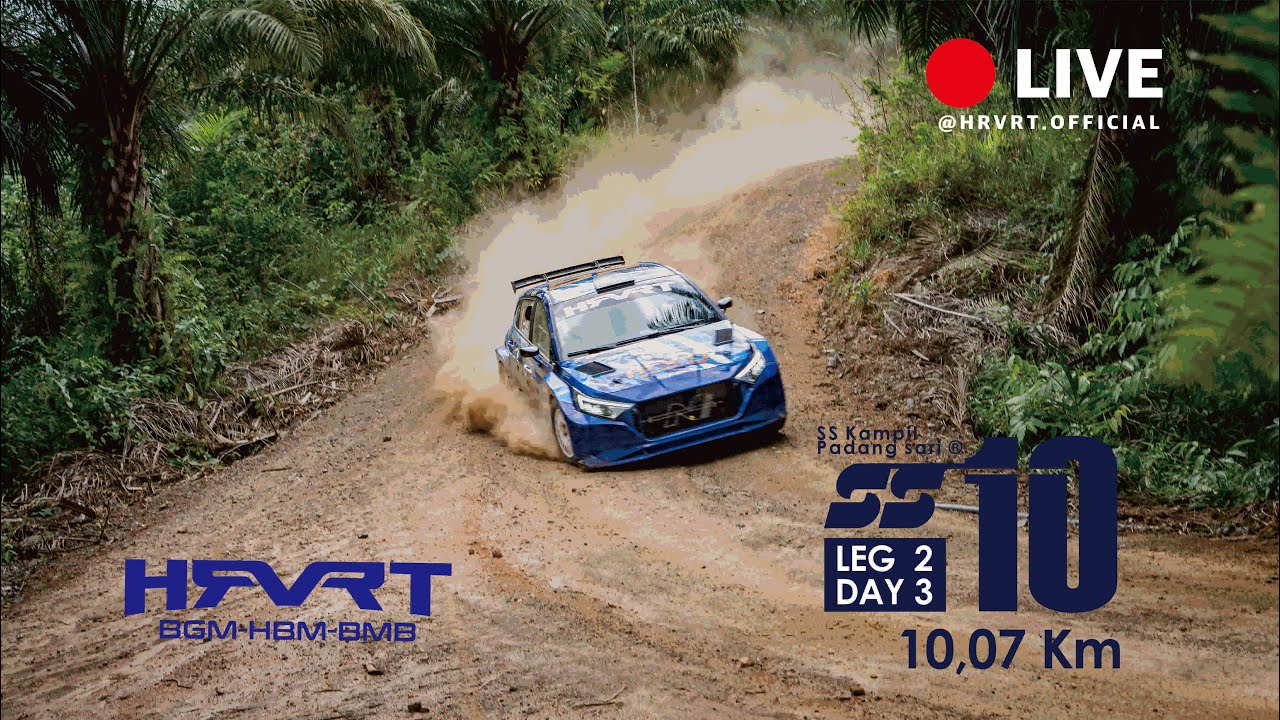 LIVE ONBOARD | SS 10 - KAMPIL PANDANG SARI REVERSE | SOUTH BORNEO RALLY ...