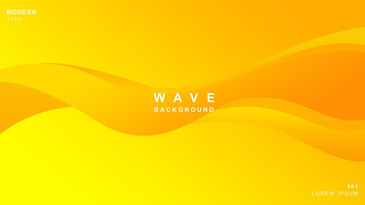 How to Design Modern Wave Background in YouTube