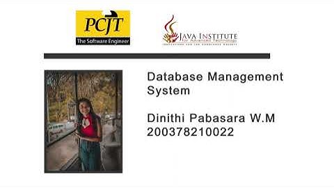 Question Set 50 | Database Management System | Java Institute