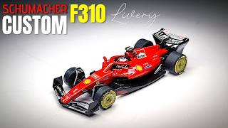 Hot Wheels Michael Schumacher F310 Special Livery Custom Formula 1 Built
