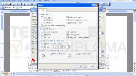 Print the pages of the current document in reverse order.