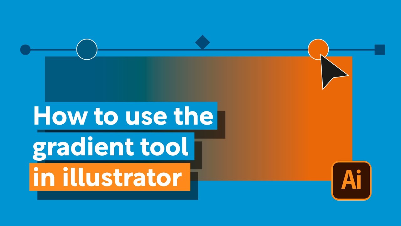 How to use the gradient tool in Illustrator - Adobe Tutorial