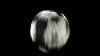Furry Ball Test in Cinema 4D HD