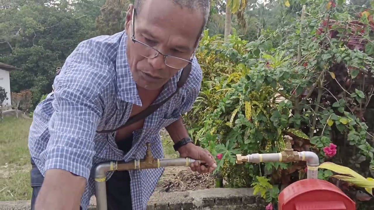 Cara-cara pasang tembaga meter paip air.