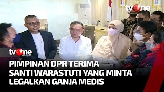 Download lagu Santi Warastuti Datangi DPR, Berjuang Legalkan Ganja Medis | Kabar Siang tvOne