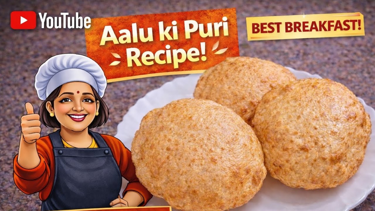 Aalu ki Puri | Crispy and Tasty | Best Breakfast #Aalukipuri #breakfastrecipe