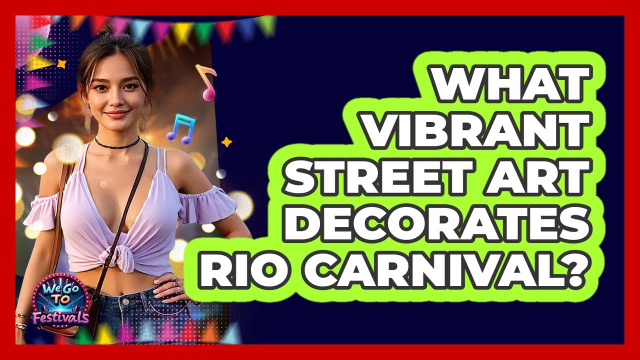 What Vibrant Street Art Decorates Rio Carnival? - We Go To Festivals