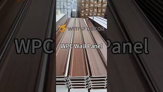 Custom Size Wood Plastic Composite WPC Wall Panel#walldecor #wpcpanel #wpcwallpanel #homedecor