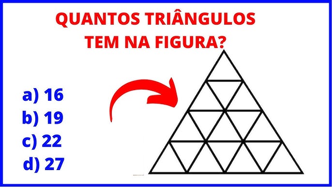 🔥Quantos Triângulos você vê na imagem?🔺️ #quiz #desafio