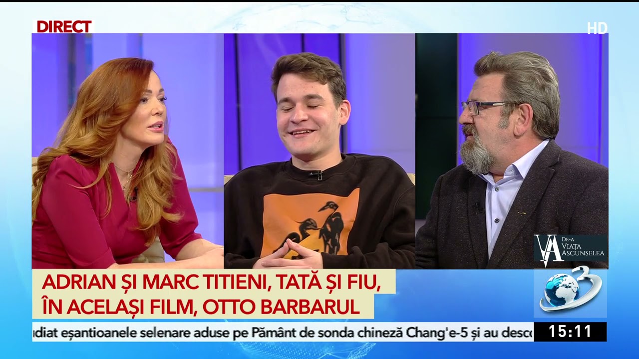 Adrian Titieni şi fiul său, Marc Titieni, la De-a Viaţa Ascunselea